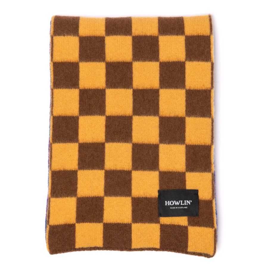 Scarfs | Howlin Howlin' Scarf "Checkerboard Scarf" From Scottish Wool