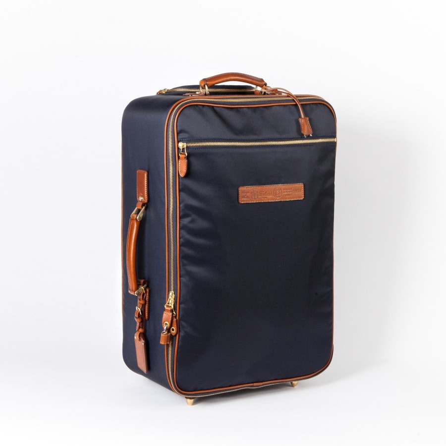 Bags | Felisi Trolley "Carry On" Made Of Felisi Nylon And Saddle Leather