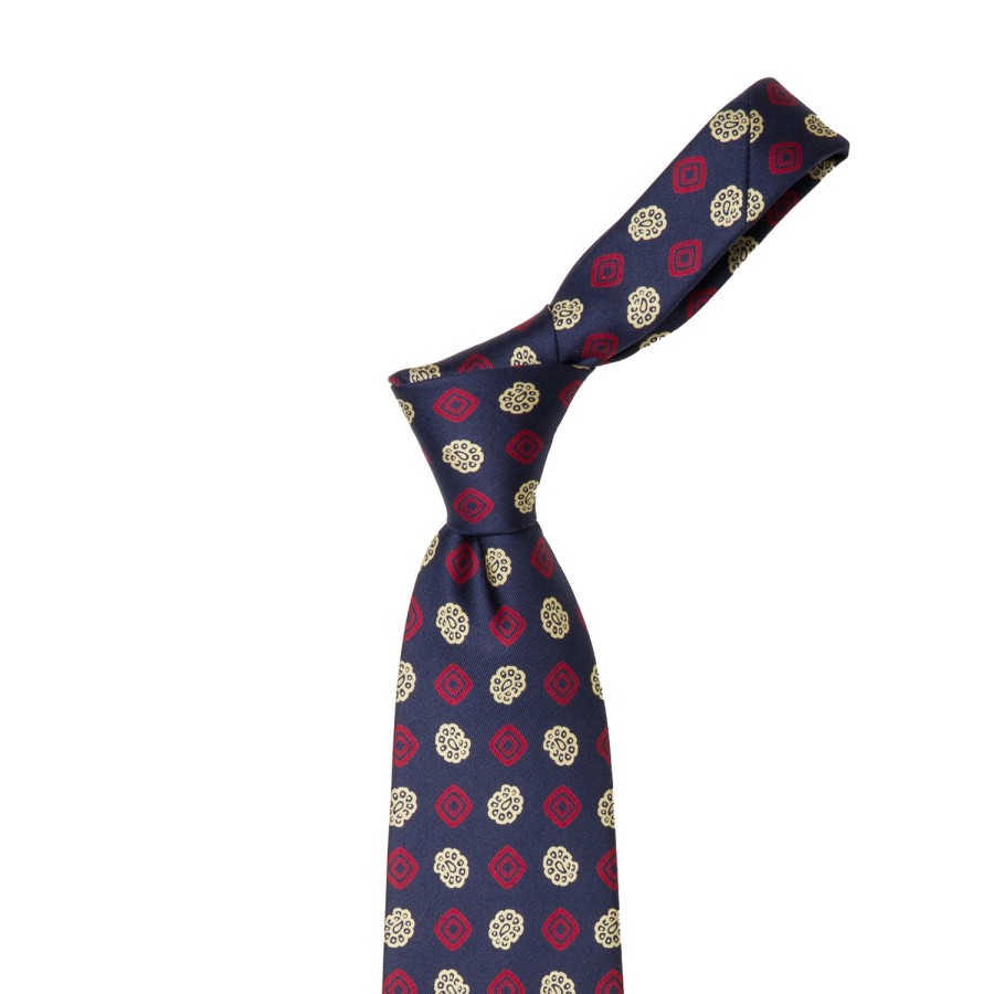Ties | E. Marinella Limited Edition - Dark Blue Tie "Archivio 1979"