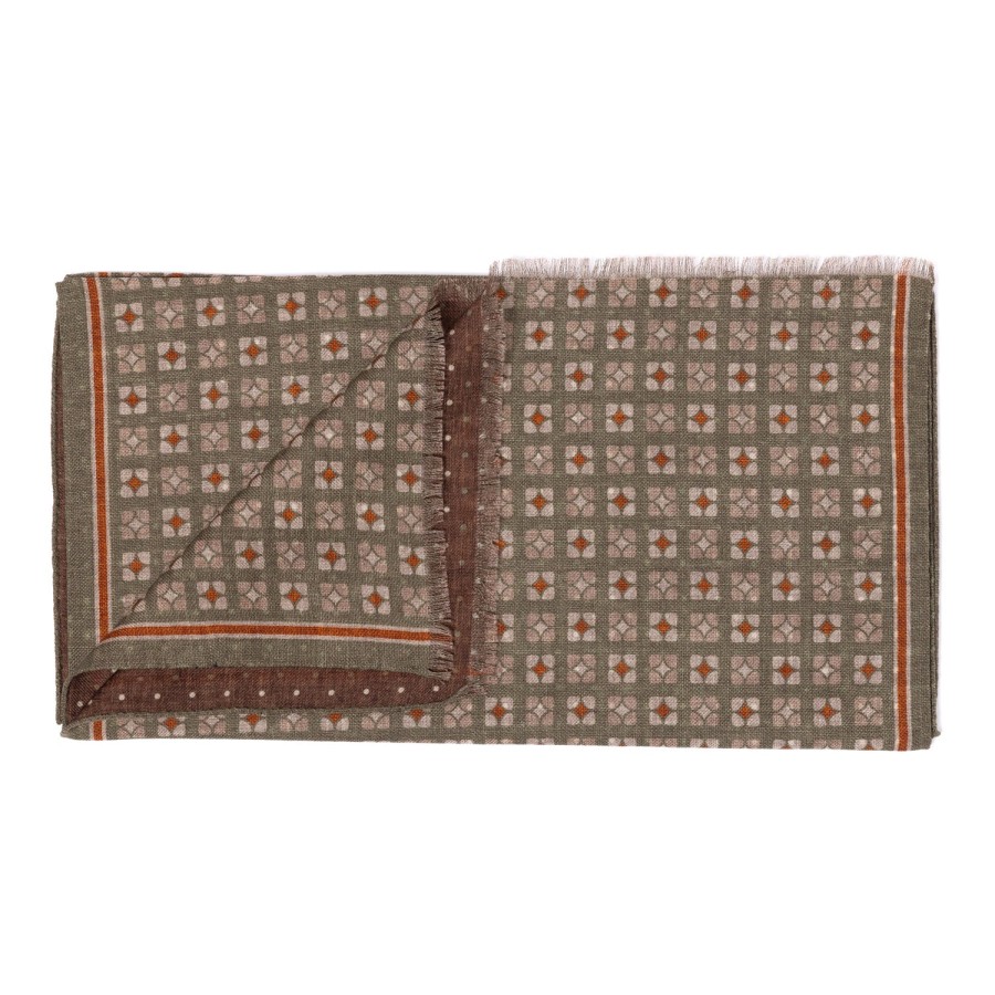 Scarfs | Manifatture Rosi Rosi Collection X Mj: Scarf "Bormio Double" In Merino Wool And Cashmer