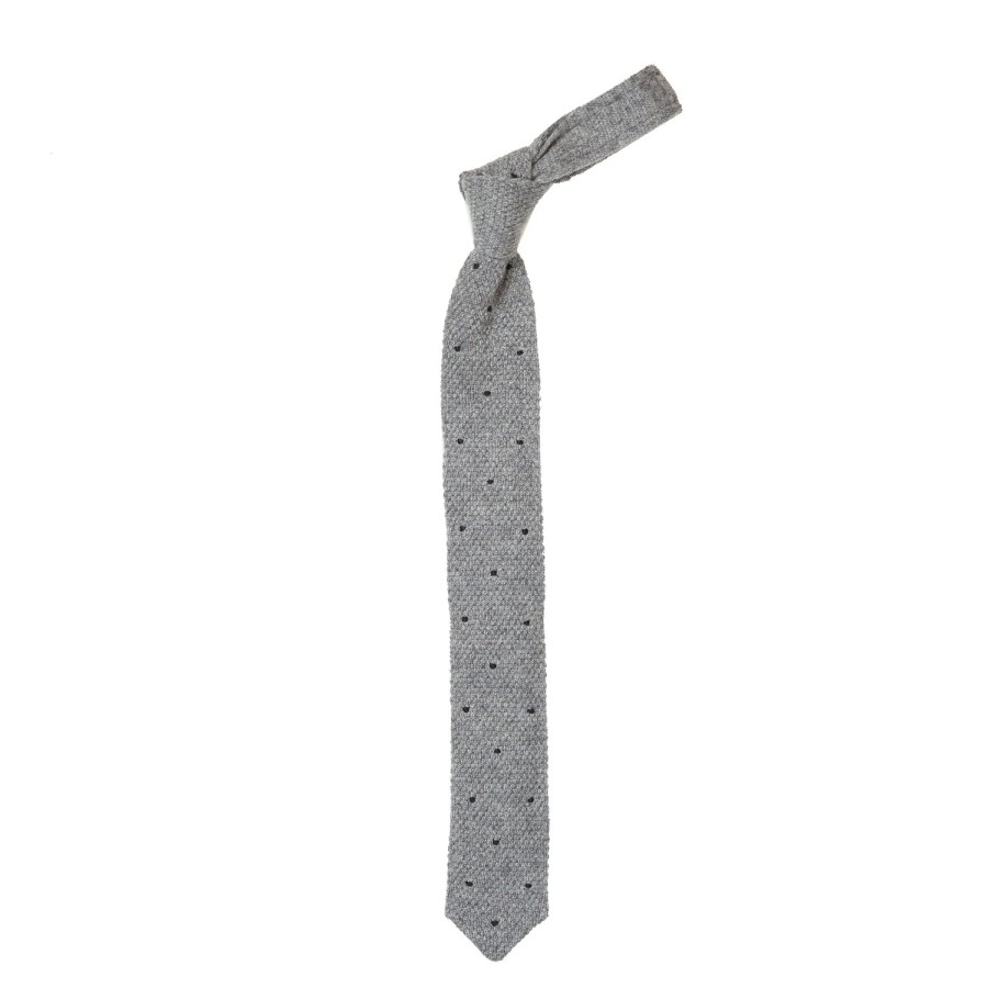 Ties | Petronius Exclusively For Michael Jondral: Petronius Knitted Tie "Punti Cuciti"