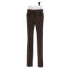 Trousers | Rota Sartorial Exclusive To Michael Jondral: Dark Brown Trousers In English Cotton Mo