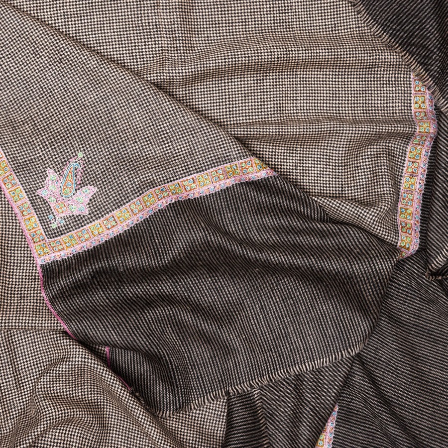 Scarfs | Yaser Shaw Mj Scarf "Varansi" Made Of Finest Hand Embroidered Pashmina Cashmere -