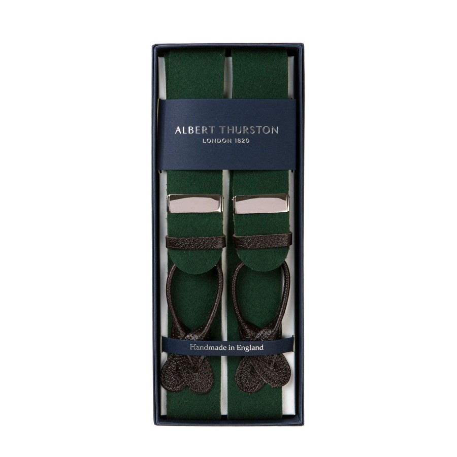 Braces | Albert Thurston Hosentrager "Boxcloth" Zum Knopfen