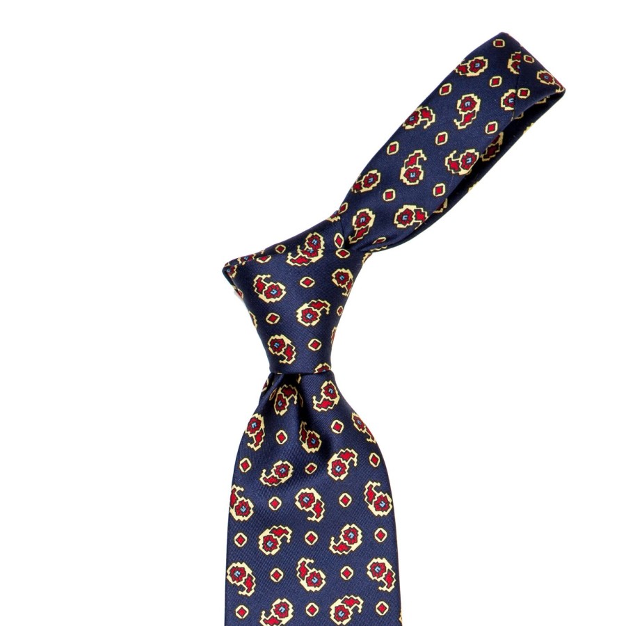 Ties | E. Marinella Limited Edition - Blue Tie "Archivio 1932"