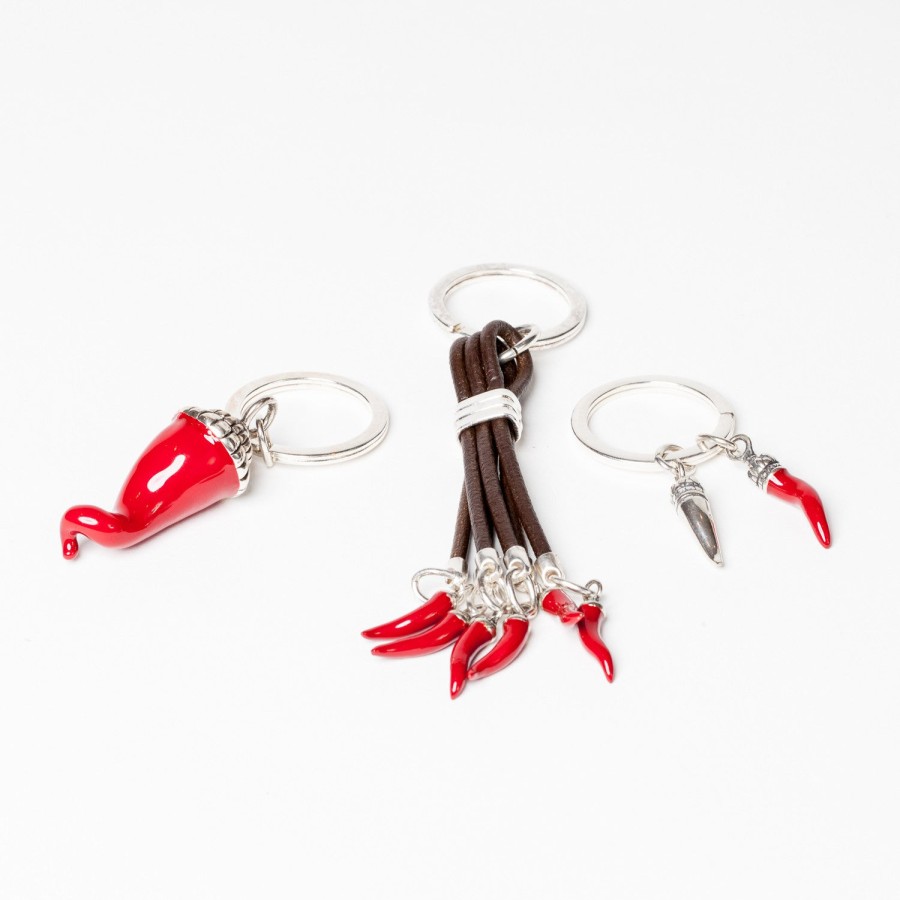 Small Leather Goods | E. Marinella Key Chain By Marinella