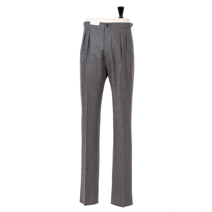 Trousers | De Petrillo Pants "Lo Stile Di Toto" In Pure Wool From Drago - Handmade